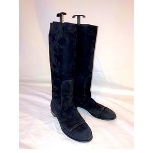 Louis Vuitton Suede Riding Boots